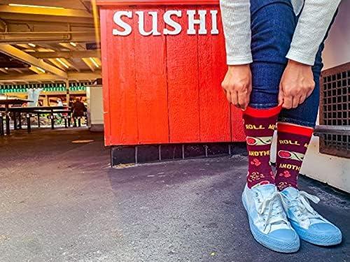 imageCrazy Dog TShirts Mens Funny Taco Socks With Awesome Graphics for MenBurrito Roll