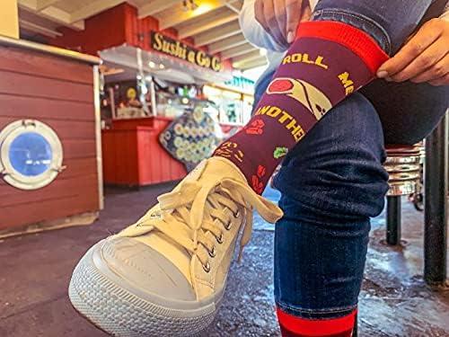 imageCrazy Dog TShirts Mens Funny Taco Socks With Awesome Graphics for MenBurrito Roll