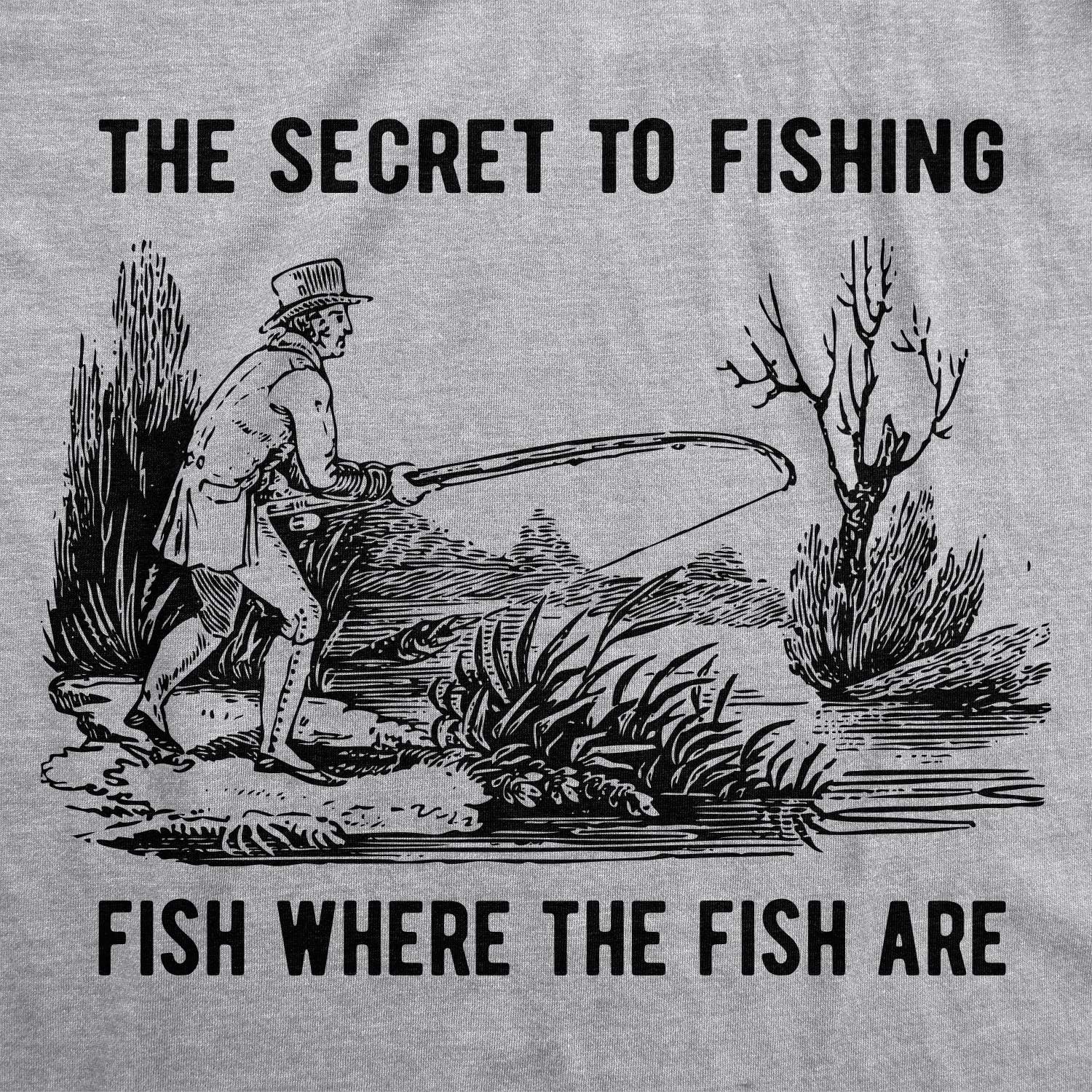 imageFunny Dad T Shirts Sarcastic Husband Tees Joke Humor for FatherFishing Secret