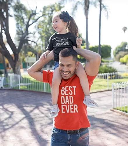 imageMens Best Dad Ever T Shirt Funny Tee for Fathers Day Idea for Husband NoveltyBlack
