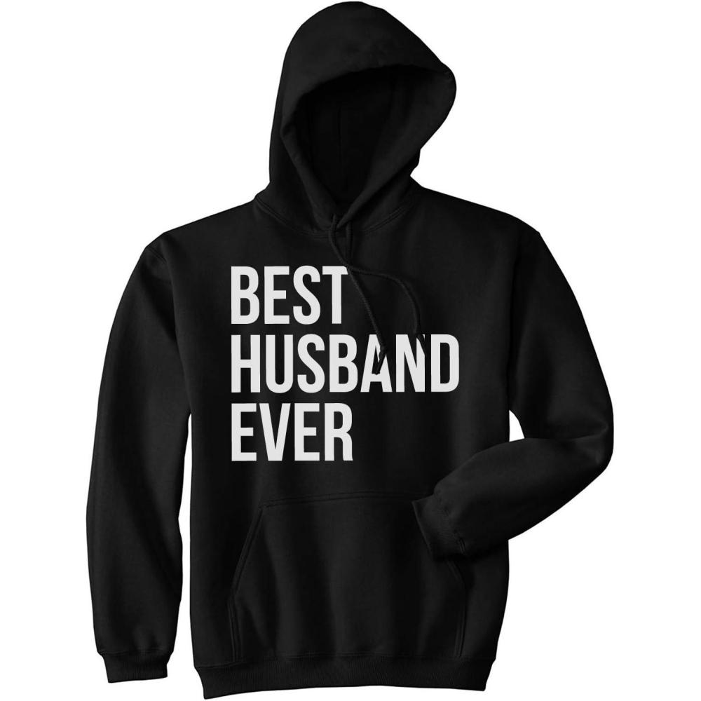 imageCrazy Dog TShirts Best Husband Ever Funny Hoodies for Dad Fathers Day Sarcastic Valentines HoodieBlack