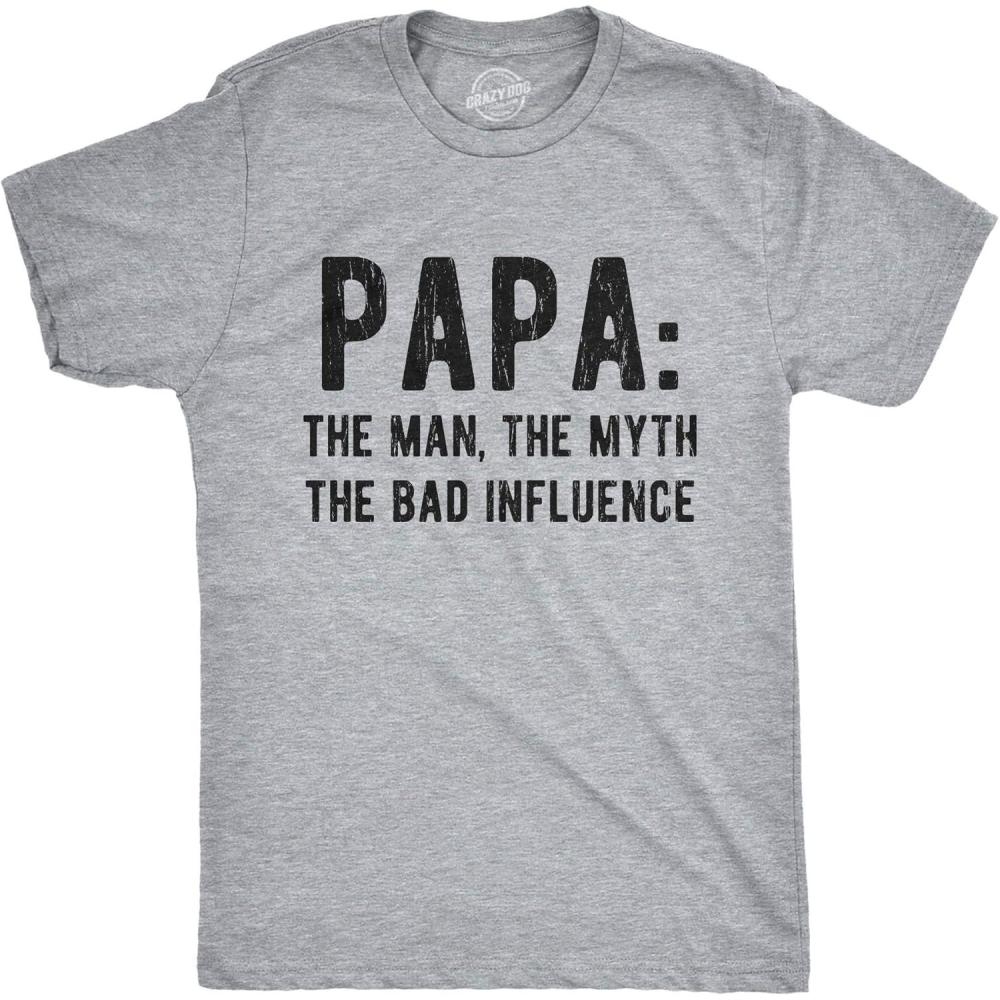 imageFunny Dad T Shirts Sarcastic Husband Tees Joke Humor for FatherPapa Legend