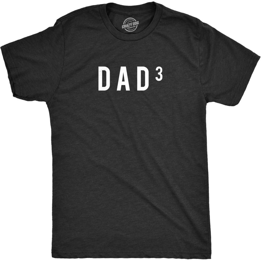 imageMens You Cant Scare Me I Have A Daughter Boys Girls and More T Shirts Funny Dad Tees for Fathers DayHeather Black Cubed