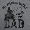 Crazy Dog Dad Fishing Shirts Funny Father’s Day Reel Cool Dad Papa Grandpa Tees(Dark Heather Grey – Calls Me Dad)