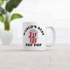 Crazy Dog T-Shirts Best Dad By Par Mug Funny Fathers Day Golf Coffee Cup – 11oz(Best Pop Pop)