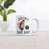 Crazy Dog T-Shirts Best Dad By Par Mug Funny Fathers Day Golf Coffee Cup – 11oz(Doing Dad)