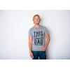 Crazy Dog T-Shirts Men’s Amazing Dad T-Shirt(Light Heather Grey – Amazing Dad)