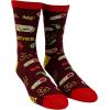 Crazy Dog T-Shirts Mens Funny Taco Socks With Awesome Graphics for Men(Taco 4 Pack)