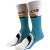 Crazy Dog T-Shirts Mens Funny Taco Socks With Awesome Graphics for Men(Taco Shark)