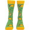 Crazy Dog T-Shirts Mens Funny Taco Socks With Awesome Graphics for Men(Tacos and Beer)