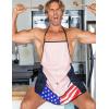 Crazy Dog T-Shirts USA Shorts Apron Funny 4th Of July America Graphic Novelty Kitchen Smock