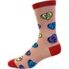 Crazy Dog T-Shirts Women’s Offensive Candy Heart Socks Funny Valentines Day Insult Graphic Novelty Footwear