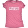 Crazy Dog T-Shirts womens 99wifeawesomewmns(Pink)