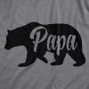Funny Animal Dad T Shirts The Best Bucking Papa Bear Tees for Dadasaurus(Dark Heather Grey – Papa Bear)