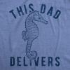 Funny Animal Dad T Shirts The Best Bucking Papa Bear Tees for Dadasaurus(Heather Light Blue – Dad Delivers)