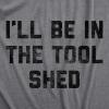 Funny Dad Shirts for Handyman Lawn and Garage Tees for Fathers Day Mechanic Shirts for Dads(Dark Heather Grey – Toolshed)