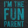 Funny Dad T Shirts Manly Tees for Parents Cool Mens Shirts for Fathers Day(Heather Black – Fun Parent)
