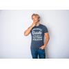 Funny Dad T Shirts Manly Tees for Parents Cool Mens Shirts for Fathers Day(Heather Black – Tats Beards)
