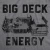 Funny Dad T Shirts Sarcastic Husband Tees Joke Humor for Father(Big Deck Energy)
