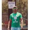 Funny Mens Golfing T Shirts Best Dad by Par and Other Graphic Golf Tees for Dads(Heather Green – Dad By Par)