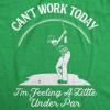Funny Mens Golfing T Shirts Best Dad by Par and Other Graphic Golf Tees for Dads(Heather Green – Under Par)