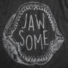 Funny Shark T Shirts for Men Jaws Shirts for Guys Funny Graphic Tees for Shark Week(Heather Black – Jawsome)