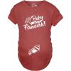Maternity Baby You’re A Firework T Shirt Funny Celebration Tee(Heather Red)