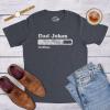 Mens Dad Jokes Loading T Shirt Funny Fathers Day Papa Novelty Graphic Tee(Heather Navy)