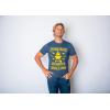 Mens Stand Back Grandpa is Grilling T Shirt Funny Fathers Day BBQ Tee for Guys(Heather Navy – Grandpa Grilling)