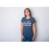 Womens I Love My Awesome Husband T Shirt Cute Relationship Married Tee(Heather Navy)