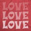 Womens Valentines Shirts Cute Heart T Shirts Funny Valentines Day Tees for Ladies(Heather Red – Love 3x)