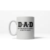Crazy Dog T-Shirts Best Dad By Par Mug Funny Fathers Day Golf Coffee Cup – 11oz(Dad Not PC)