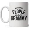 Crazy Dog T-Shirts My Favorite People Call Me Daddy Mug Fathers Day Coffee Cup – 11oz(Grammy)