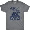 Crazy Dog T-Shirts mens T-shirt(Dark Heather Grey)