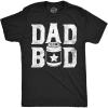 Funny Dad T Shirts Manly Tees for Parents Cool Mens Shirts for Fathers Day(Heather Black – Dad Bod Beer)