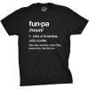 Mens Daddy Shark T Shirt Cute Funny Family Cool Best Dad Vacation Tee for Guys(Heather Black – Funpa)