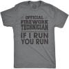 Dark Heather Grey - Firework Technician