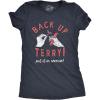 Womens Patriotic T Shirts Funny Fourth of July Tees for Women on Independence Day(Heather Navy – Back Up Terry)