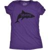 Womens Peace Love Tacos T Shirt Funny Saying Cute Graphic Vintage Ladies Design(Heather Purple – Mommy Shark)