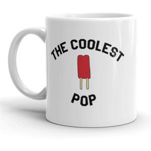 Crazy Dog T-Shirts Best Dad By Par Mug Funny Fathers Day Golf Coffee Cup – 11oz(Coolest Pop)