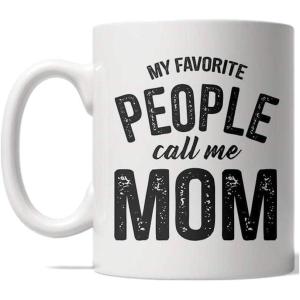 Crazy Dog T-Shirts My Favorite People Call Me Daddy Mug Fathers Day Coffee Cup – 11oz(Mom)