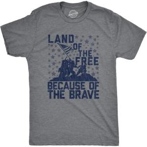 Crazy Dog T-Shirts mens T-shirt(Dark Heather Grey)