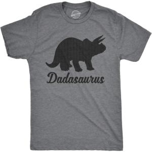Funny Animal Dad T Shirts The Best Bucking Papa Bear Tees for Dadasaurus(Dark Heather Grey – Dadasaurus)