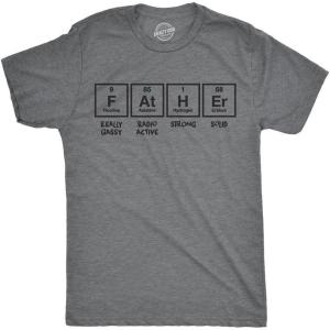Funny Dad T Shirts Sarcastic Husband Tees Joke Humor for Father(Father Periodic)