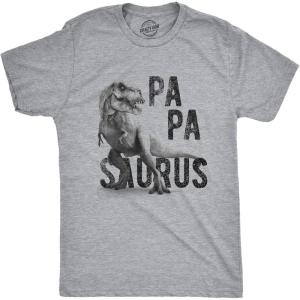 Funny Dad T Shirts Sarcastic Husband Tees Joke Humor for Father(Papasaurus)