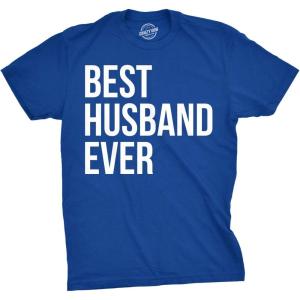 Mens Best Husband Ever T Shirt Funny Saying Novelty Tee Gift for Dad Cool Humor(Heather Royal)