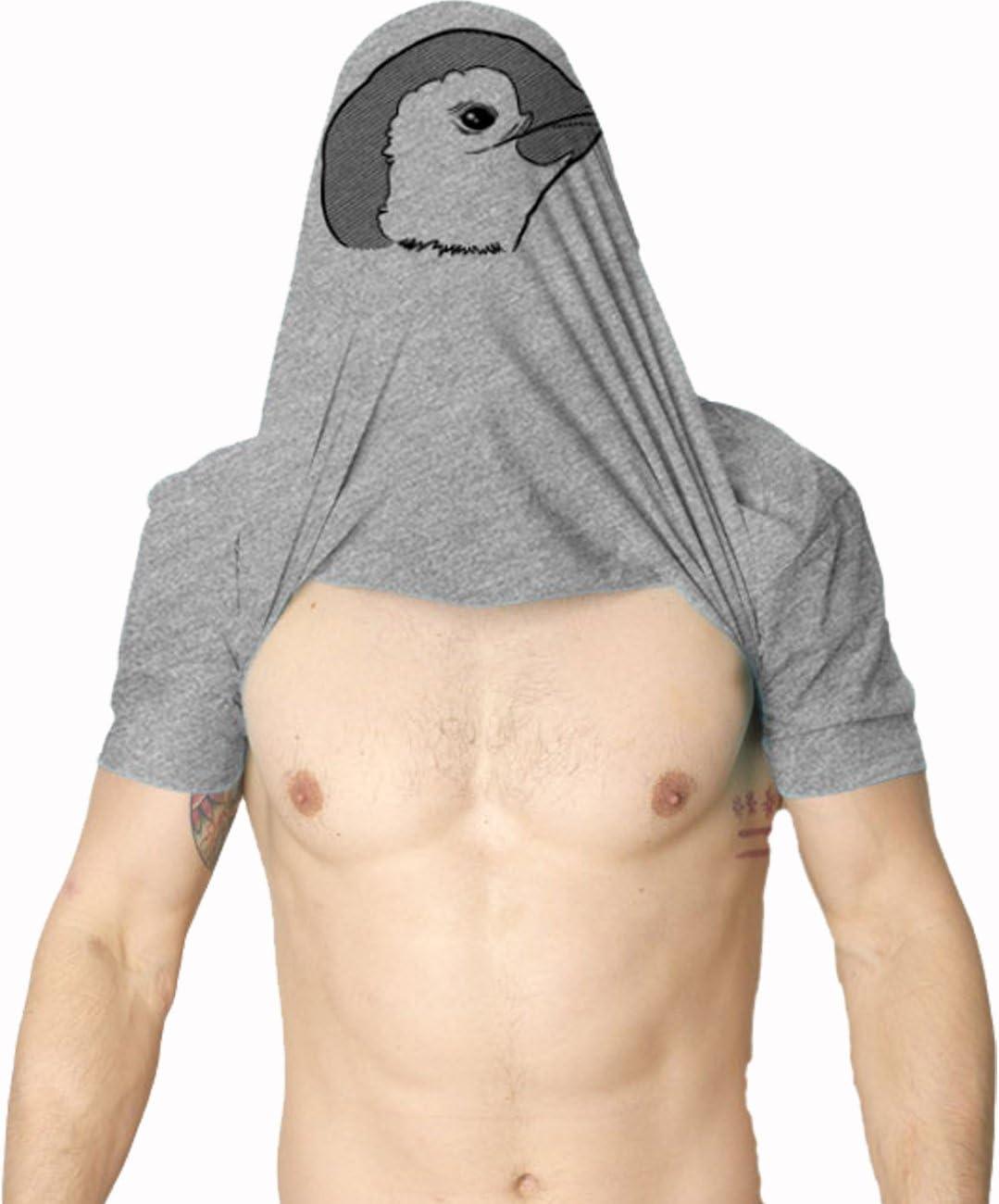 imageAsk Me About My Penguin Flip Up T Shirt Funny Penguins Tee Costume ShirtLight Heather Grey