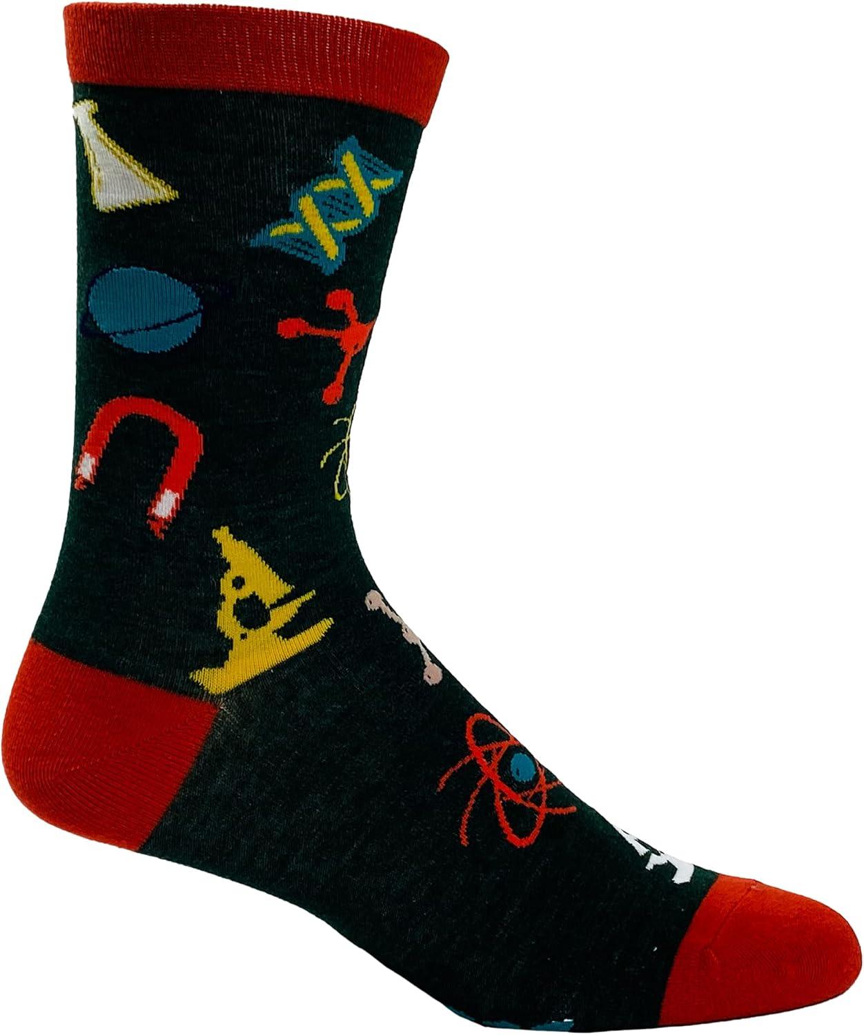 imageCrazy Dog TShirts Mens Funny Science Socks With Awesome Graphics for MenScience Like Magic