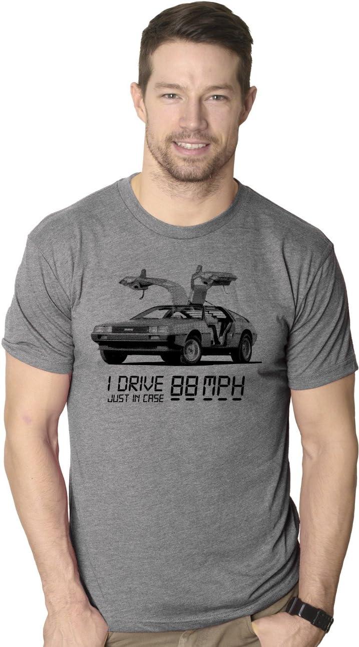 imageFunny Mens Shirts Sarcastic Tees with Funny Sayings and Cool Designs for GuysDark Heather Grey Drive 88 Mph