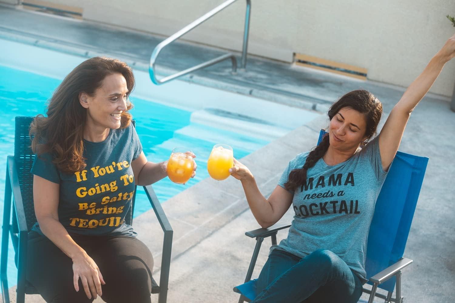 imageFunny Mom T Shirts Sarcastic Mothers Day Tees for The Best Mom EverDark Heather Grey Mama Cocktail